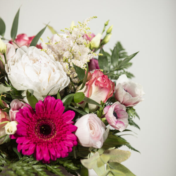 Bouquet profumi rosa Fioreria Pinciroli